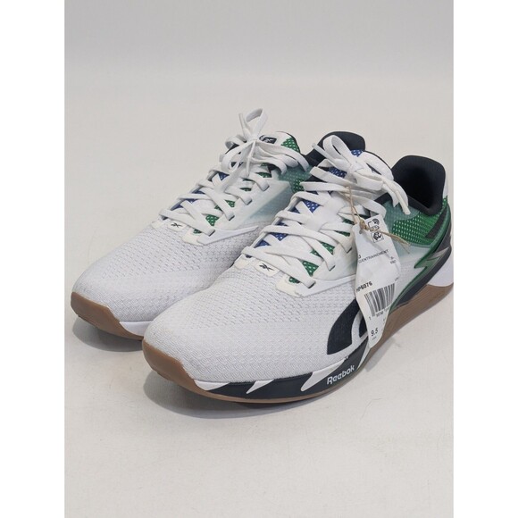 Reebok Nano X3 Training Shoes White Green Blue HP6076 Men’s 9.5 main image 6